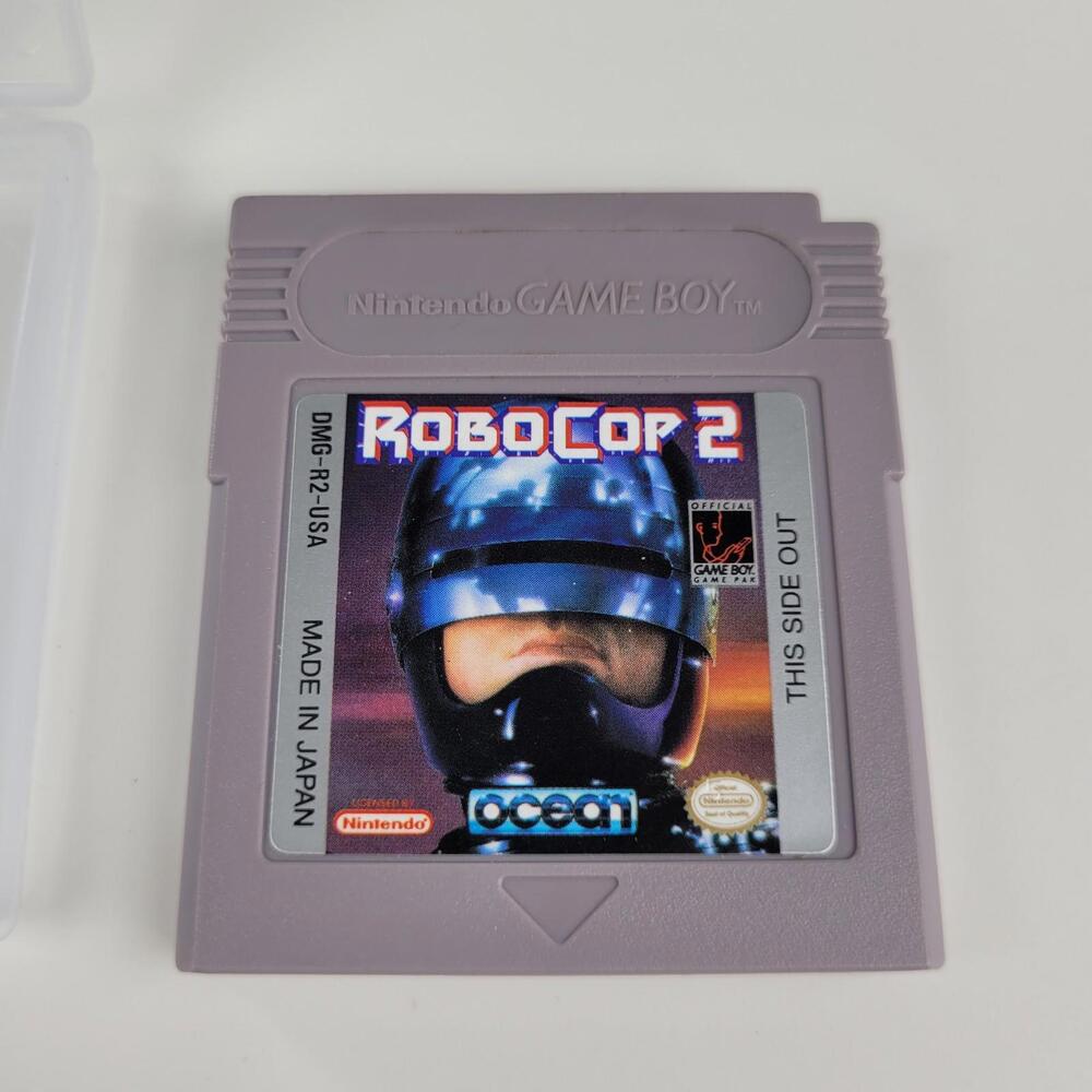 GameBoy RoboCop 2 Nintendo Authentic Tested Cartridge w/ Clear Protective Case